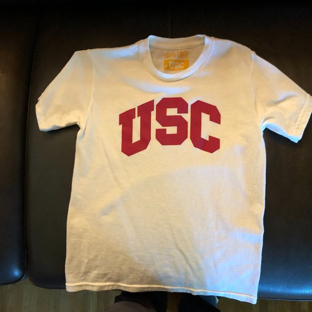 USC white tee (child size)